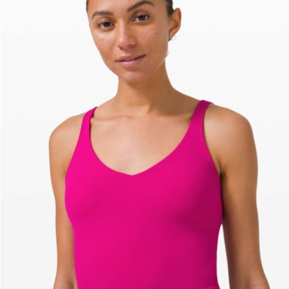 Lululemon Align Tank Ripened Raspberry  SZ 14 - Like new! - Picture 4 of 5